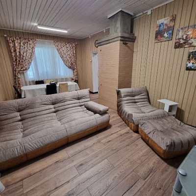 Модульная бескаркасная мебель в гостиной. Фото и отзыв покупателя на 5 звезд.